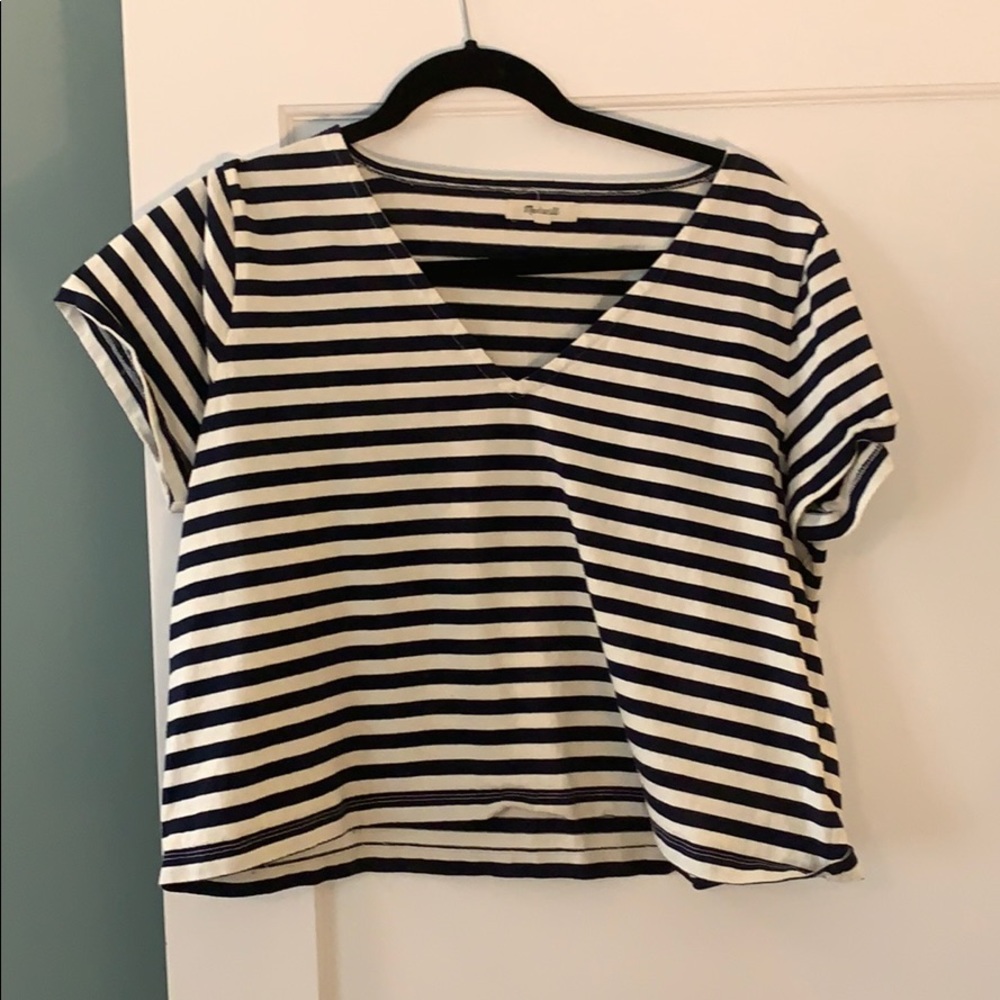 Madewell V-Neck Crop Top